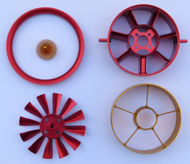 金属涵道90mm风叶JP120mm风扇