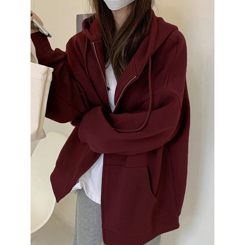 山东即墨卫衣女秋冬大码加绒