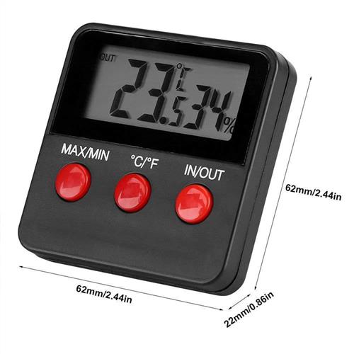 带线探头温湿度计 室内外数字温度计 爬宠水族孵化器电子温湿度计
