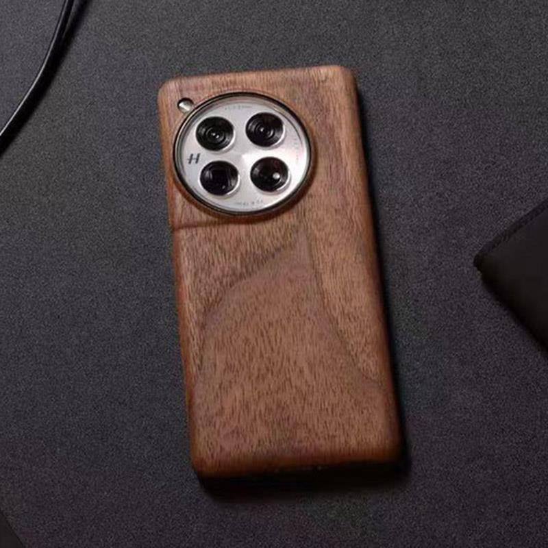 适用于一加12木质手机壳1+8Pro木制纹防摔保护套超薄手感适用oneplus10Pro 商务简约个性创意9一加ace3pro 11