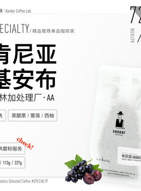 肯尼亚精品咖啡豆中度烘焙SOE美式手冲清新西柚果香干净甜感十足