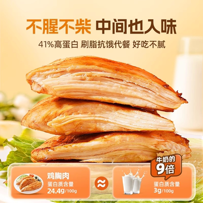 适合减脂期代餐食物低脂低卡低热量无糖无添加剂0反式脂肪酸减肥解馋小零食鸡胸肉健身即食轻食高蛋白控卡低负担饱腹食品网红小吃