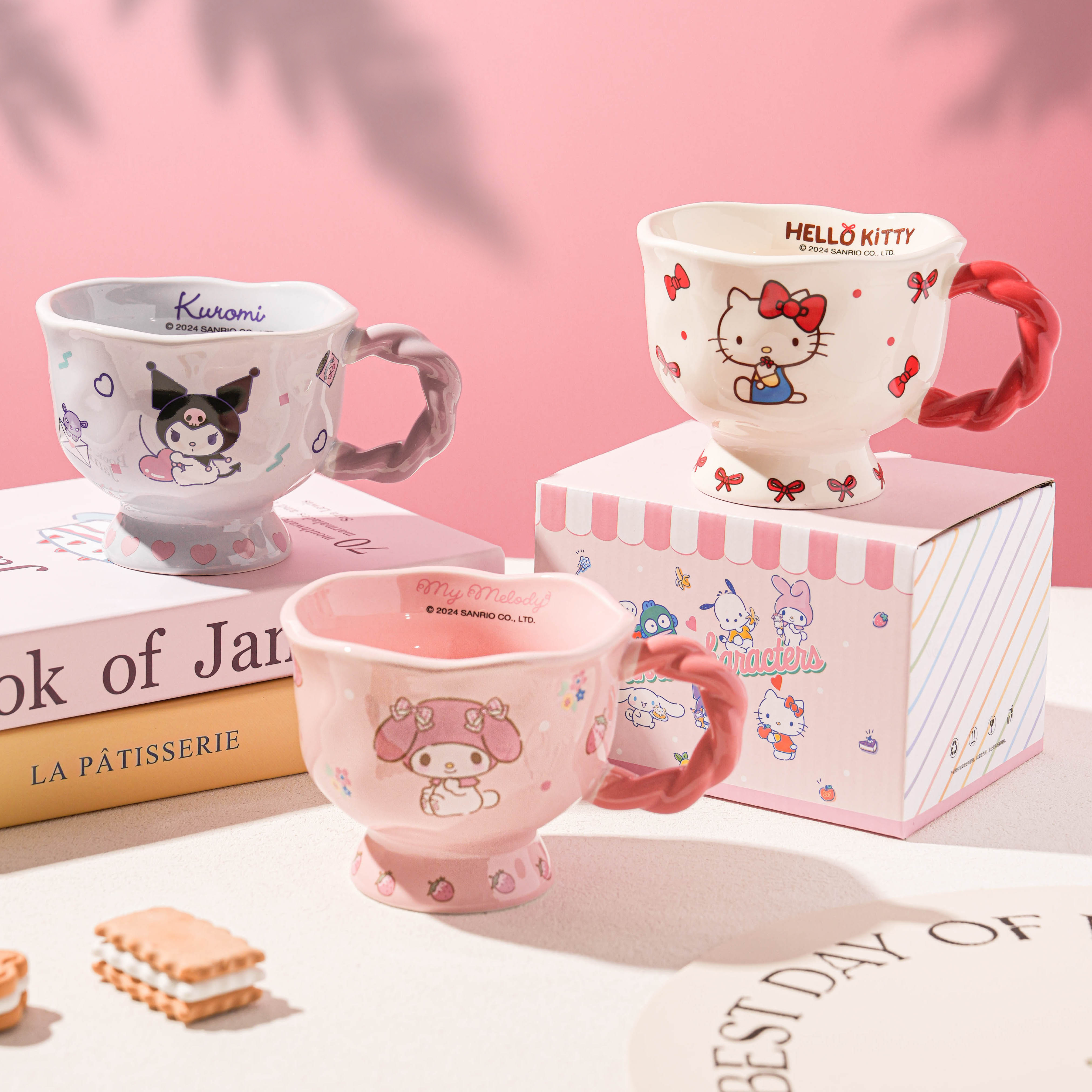 三丽鸥正版陶瓷马克杯美乐蒂