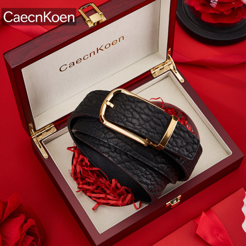CaecnKoen皮带男新款真皮男裤带