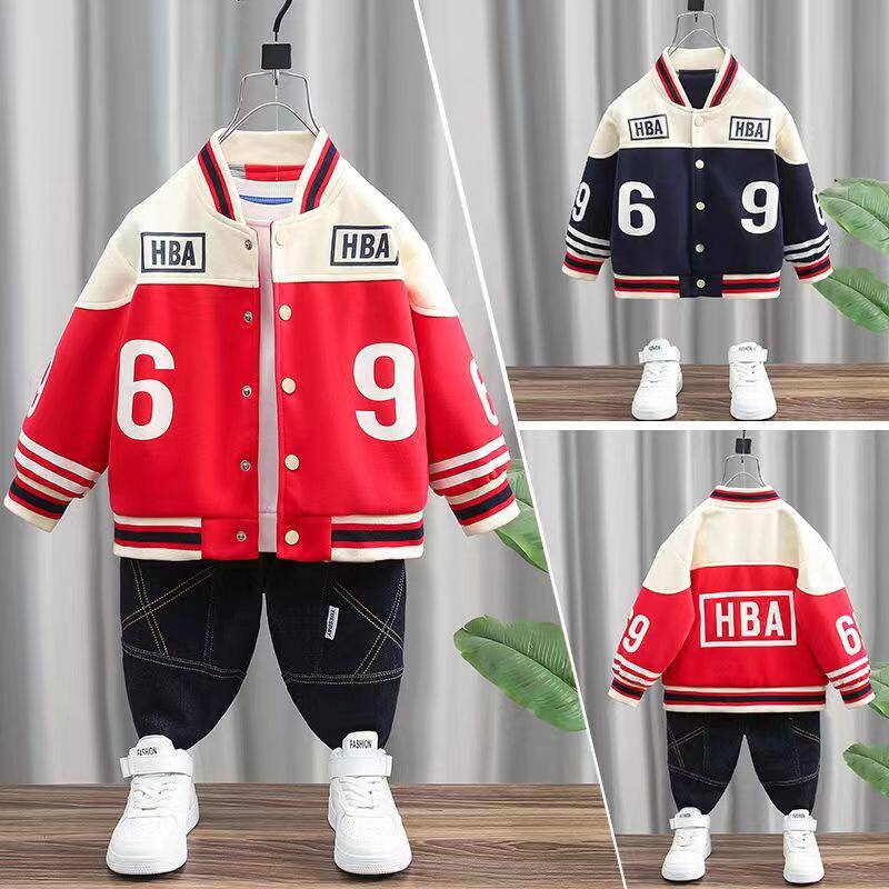 品牌专柜男童棒球服运动外套