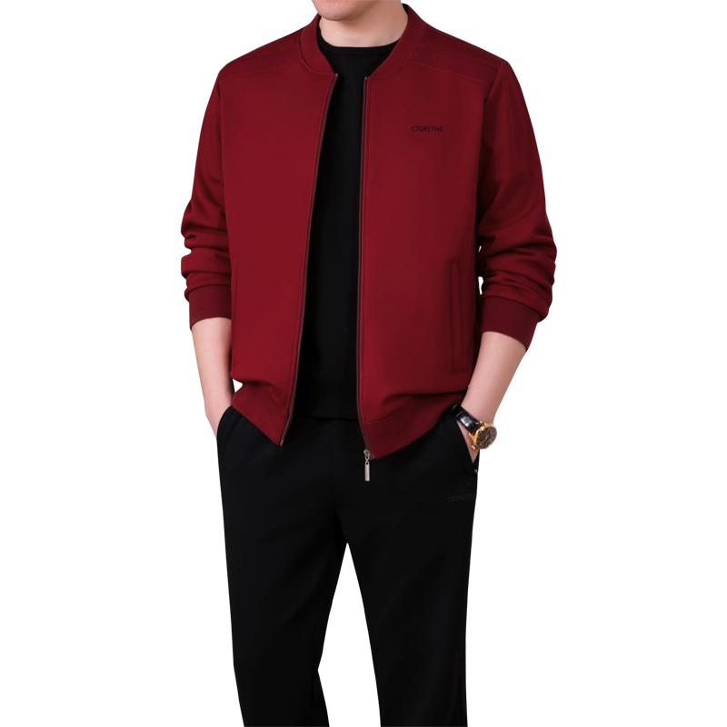新款休闲运动服套装男春秋三件套