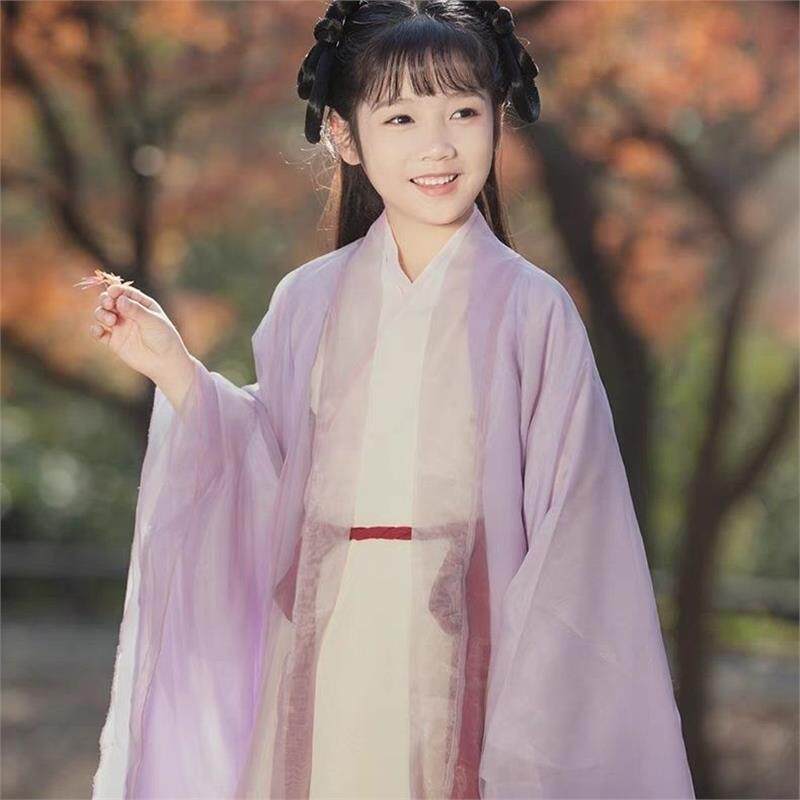 女童汉服魏晋风205年新款
