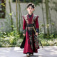 中国风儿童古装 2026新款 古风帅气红色 春秋装 高端明制男童汉服套装