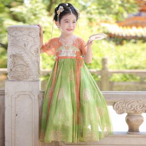 汉服女童夏季2026新款儿童仙气国风公主连衣裙小女孩超仙古装裙子