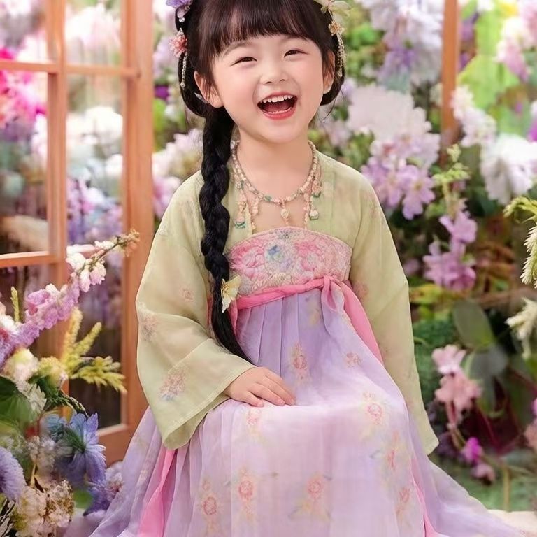 原创春秋中国风高级套装直裾袍