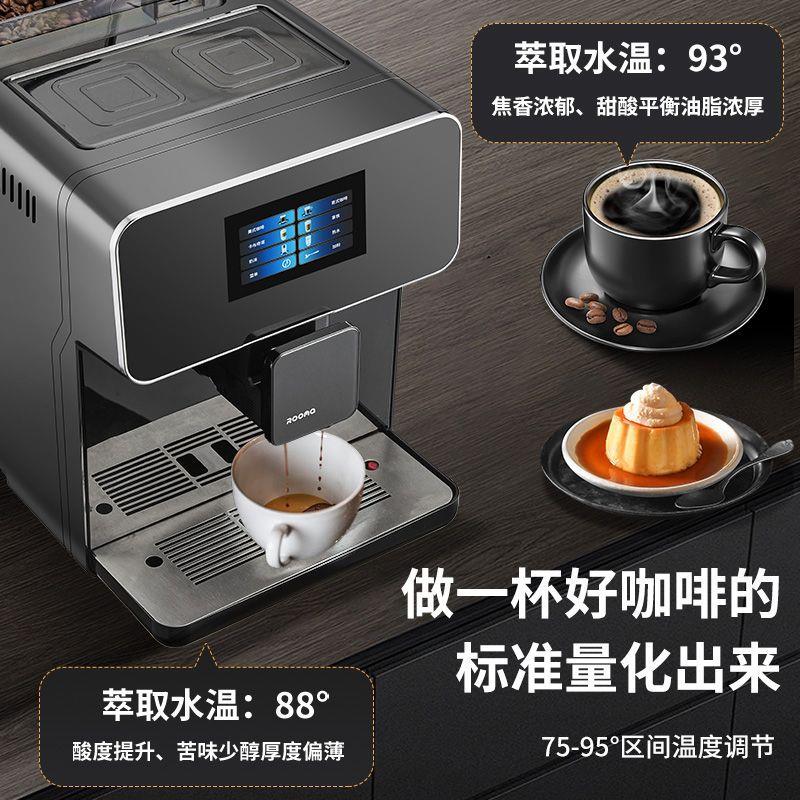 全自动咖啡机家用现磨小型商用一键意式奶泡办公室研磨一体美式机