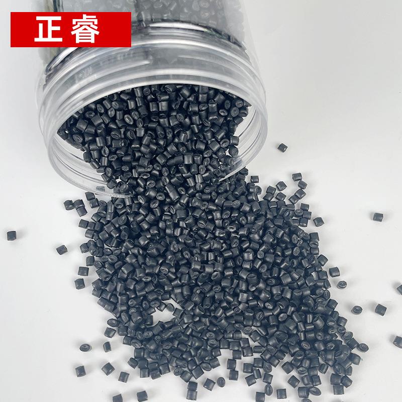 PP颗粒再生料改性黑防缩电动车配件回料再生注塑塑料制品料