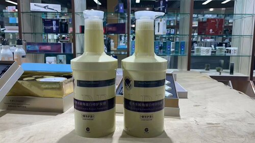 歌秀水解角蛋白修护发膜LPP倒膜护发素免蒸焗油膏柔顺丝滑护理1L