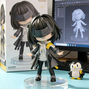 明日方舟:终末地Q版-女管理员手办模型摆件二次元gk美少女雕像