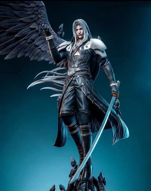 最终幻想周边萨菲罗斯手办模型摆件二次元gk动漫高度60厘米雕像