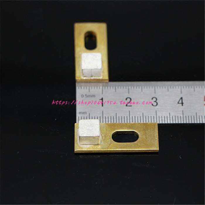 机械白金机纯银触点逆变器白金触点 单片直径8mm 厚度5.5mm一对价