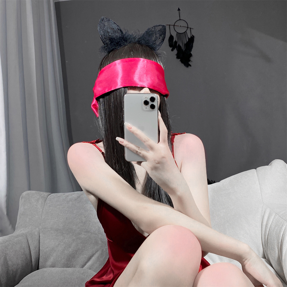 做你的猫布眼罩穿戴另类玩具配饰