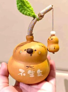 天然葫芦摆件家居客厅玄关装饰品创意小众礼品乔迁新居礼物