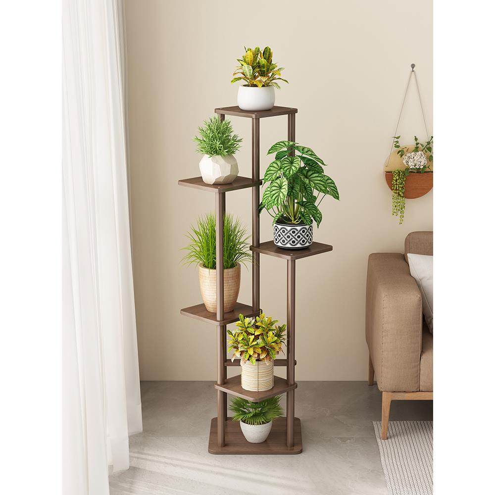 花架置物架阳台客厅落地式实木盆景绿植摆放架高端造型花盆托架子,住宅家具,花架/花几,淘宝优惠券,粉丝福利购,淘宝优惠卷