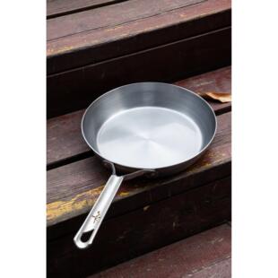 高寒喜鹊派精铁锅无涂层平底煎锅 适用燃气灶的精铁炒锅