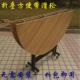 折叠大圆桌酒店饭店家用1.2米1.6米2.4米聚餐宴会转盘餐桌带轮子