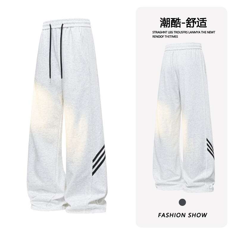男装休闲裤LK25573其他/other青春流行阔腿裤2025年秋季青少年直