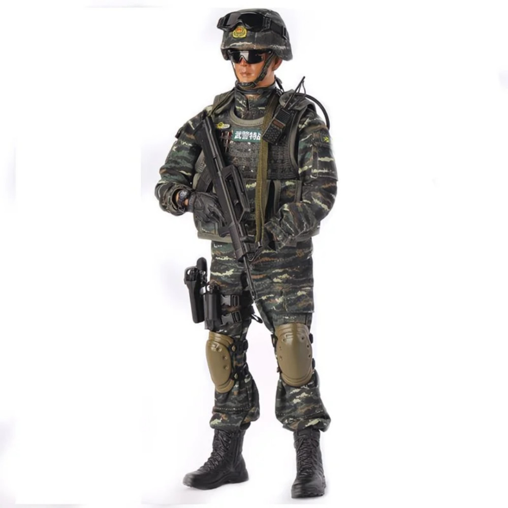 中国特种兵手办和平使命关节可动兵人人偶军人特种兵玩具模型礼物