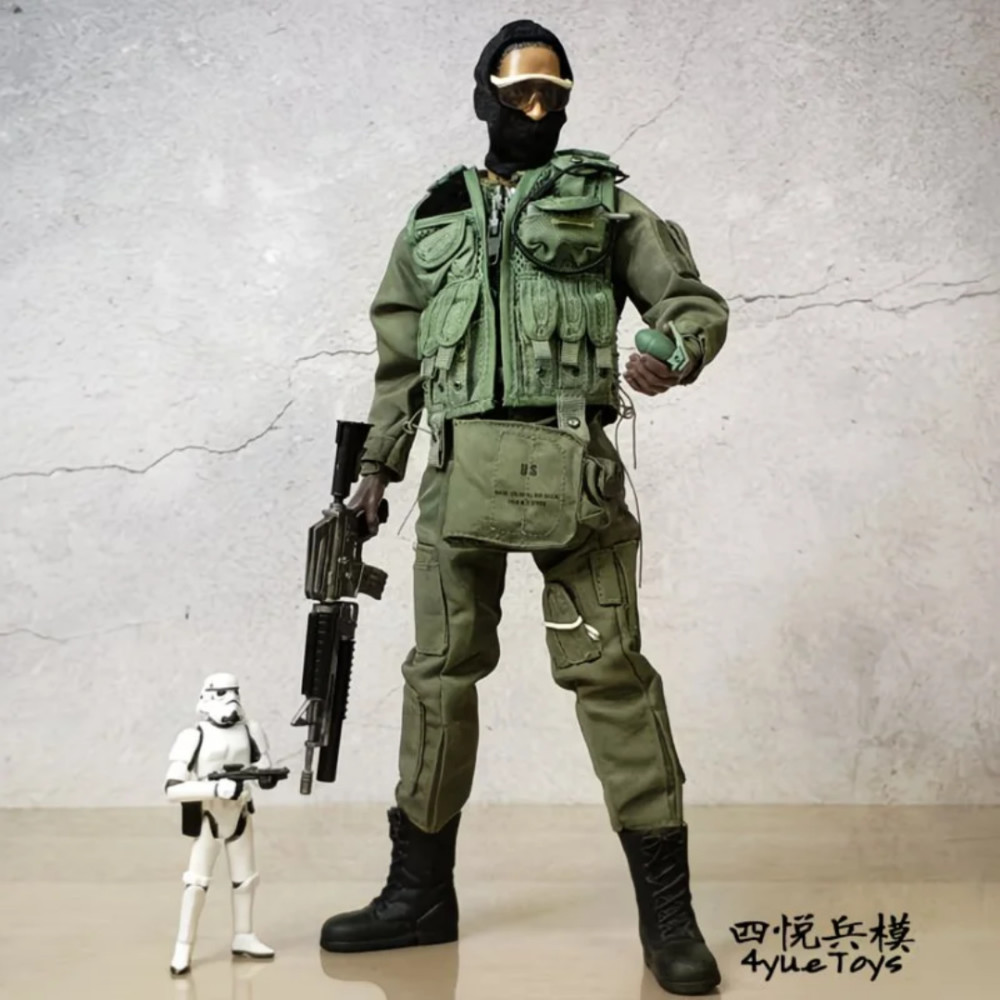 1/6+消防兵人1/6消防兵人模型可动人偶摆件玩具士兵手办