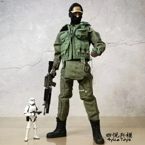1/6+消防兵人1/6消防兵人模型可动人偶摆件玩具士兵手办