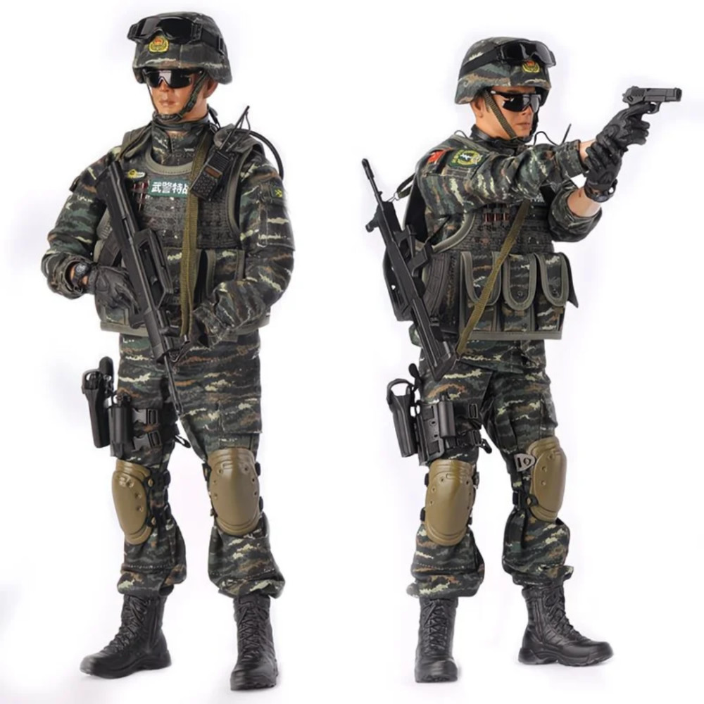 和平使命兵人1/6可动关节中国特警模型仿真军人手办玩具