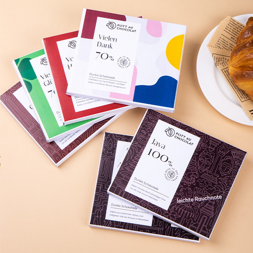 德国进口高端Pott黑巧克力纯可可脂零食排块零食礼物送女友