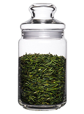 原装进口玻璃茶叶罐强化加厚