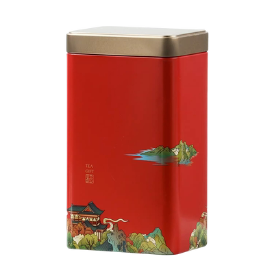 京适铁复古中式密封便携茶叶罐