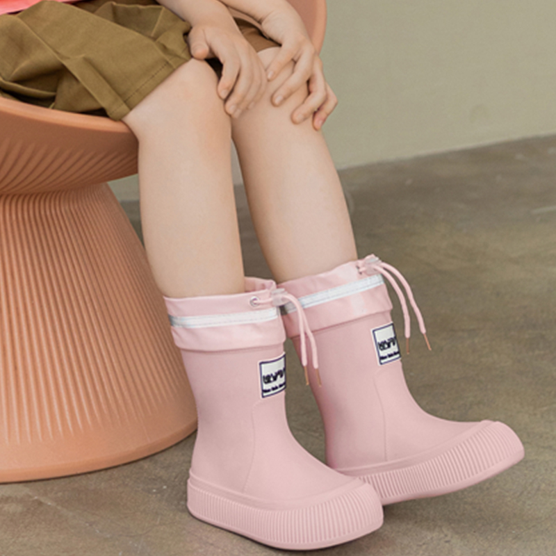 兒童雨鞋女款防滑戶外男孩時尚鞋