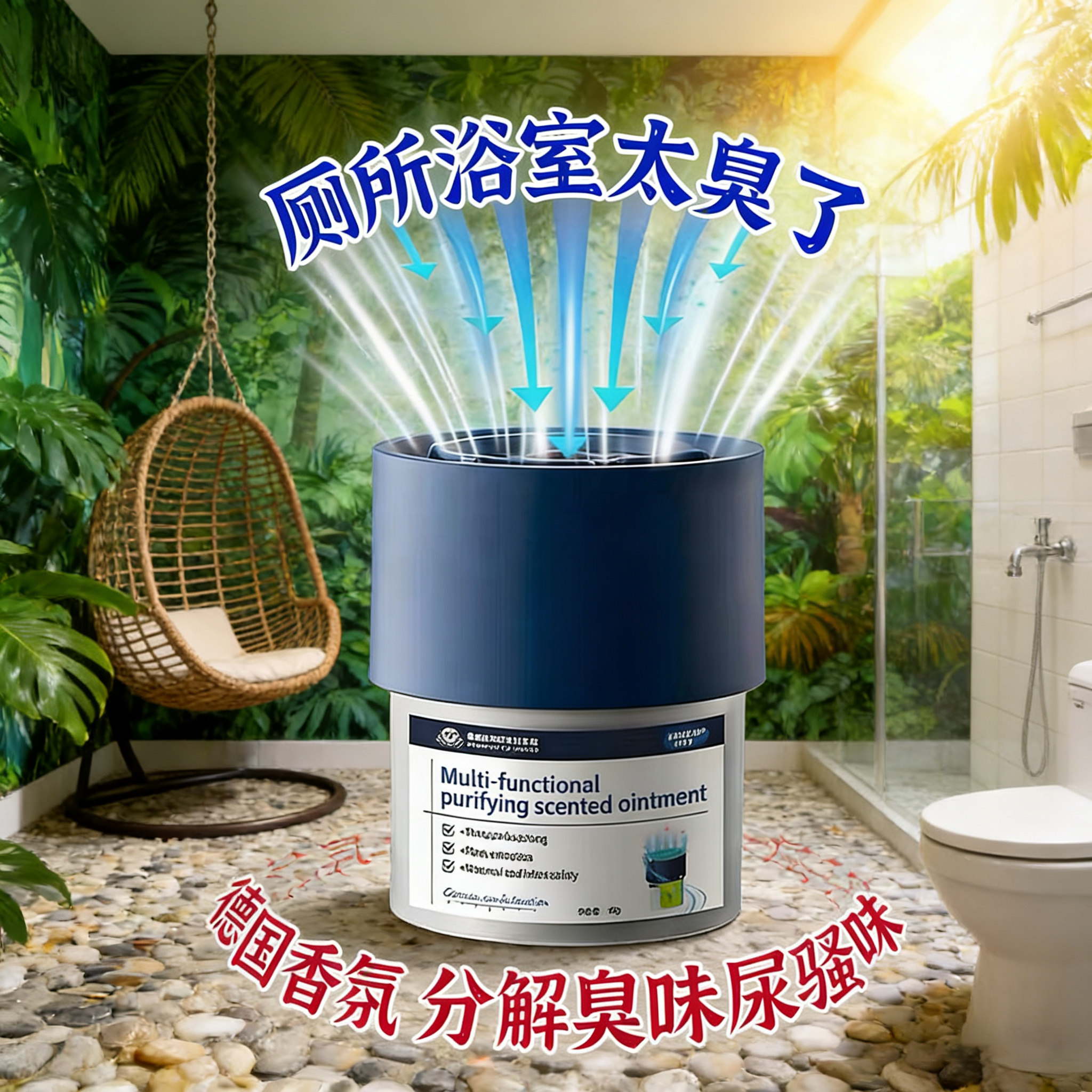 【德国专研】厕所香一年卫生间除臭神器去异味香薰持久留香神器