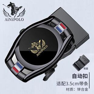 适合3.4 锌合金扣头 3.5cm帆布免打孔带身 无牙自动扣 帆布