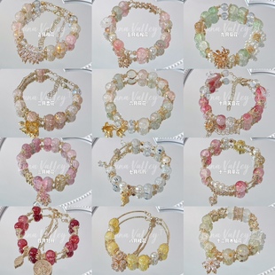 Luna 原创设计琉璃珠手链 Valley｜十二花神系列