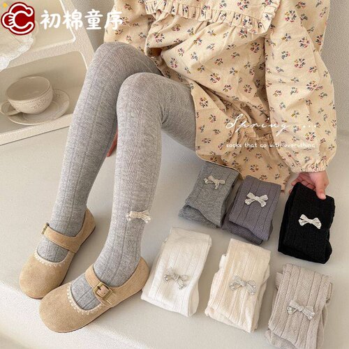 婴孩裤袜女童春秋季薄款