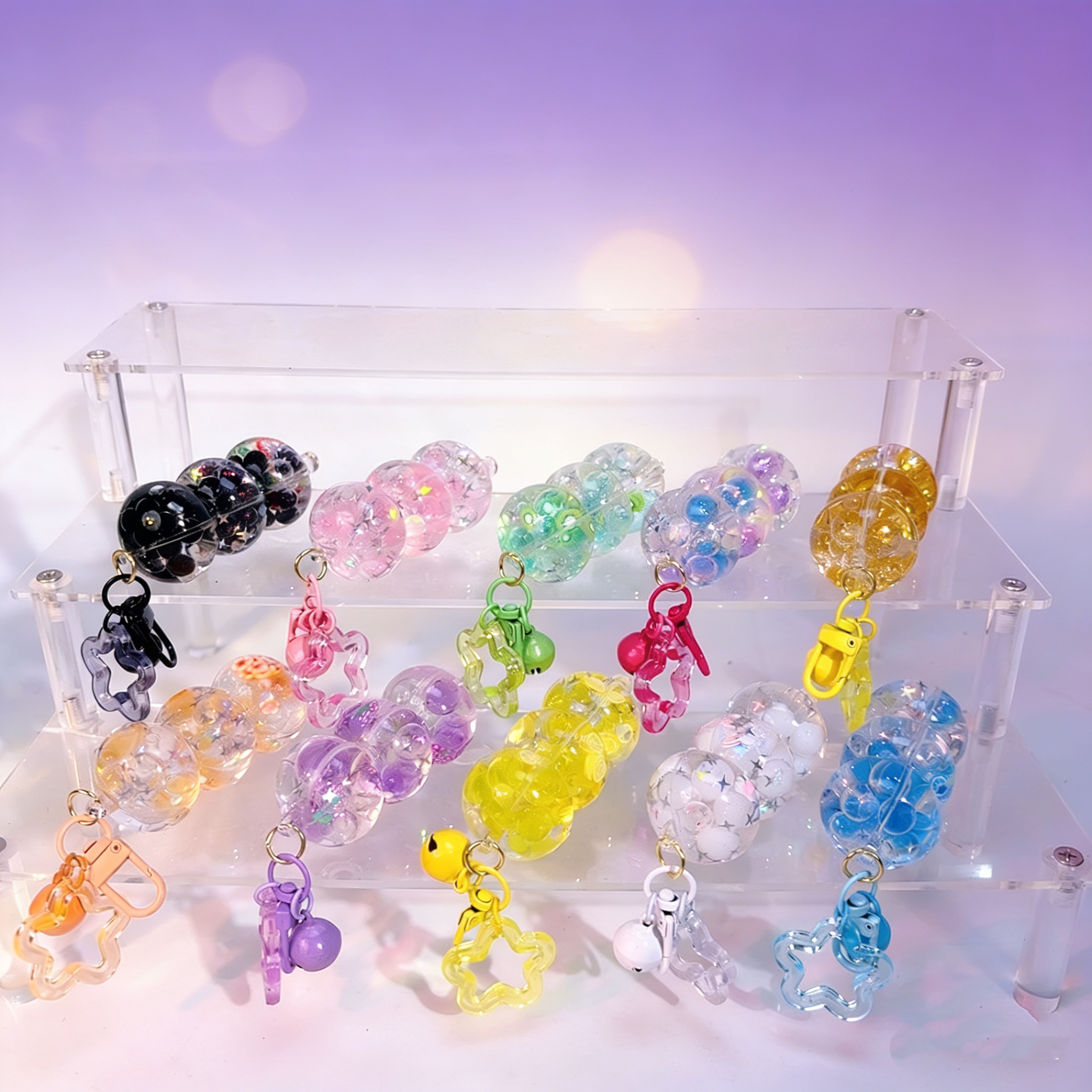 个人单【缤纷泡泡珠糖葫芦】一组10色办公室摆件,家居饰品,流水摆件,淘宝优惠券,粉丝福利购,淘宝优惠卷