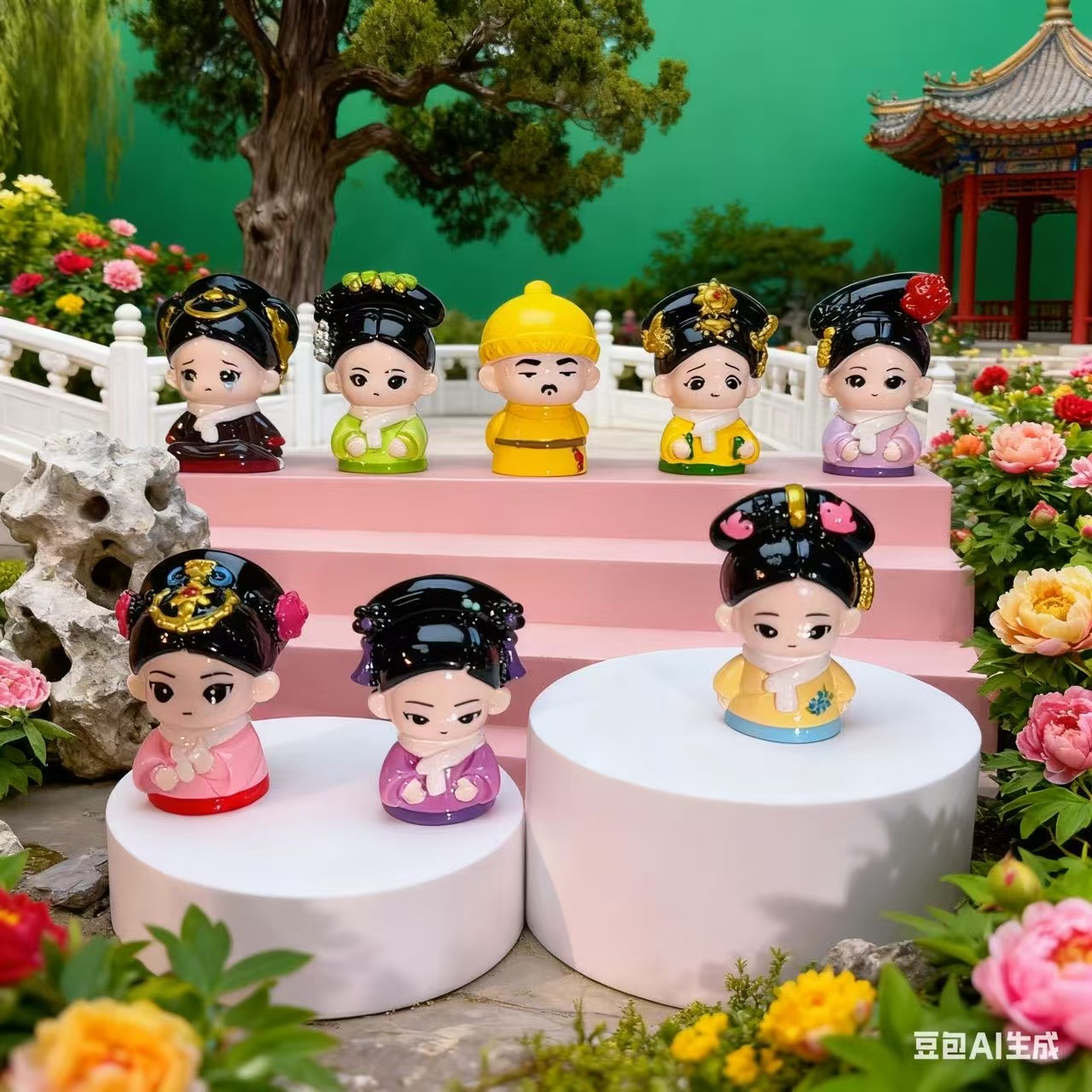 个人单【甄嬛娘娘】一组8色桌面摆件摆件