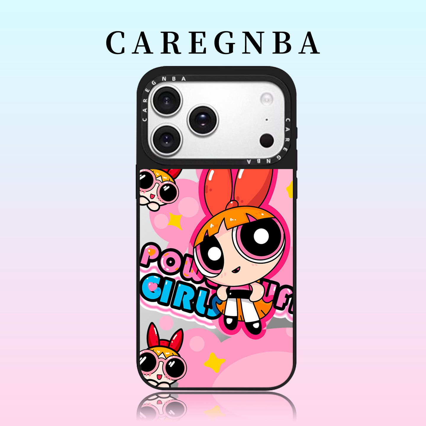 CAREGNBA联名飞天小魔女适用苹果17ProMax手机壳新款iPhone16pro巨好看15plus可爱14全包ai键12防摔11创意13