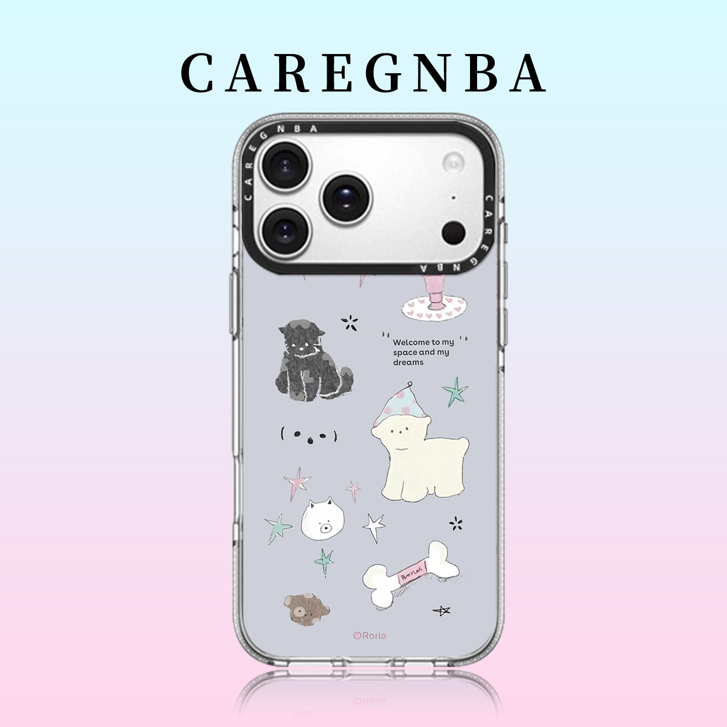 CAREGNBA联名ROria画笔下动物适用iPhone17Pr