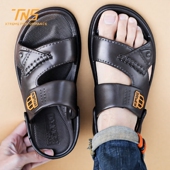 凉鞋 2025新款 夏季 男士 外穿防滑防臭舒适开车司机爸爸两用沙滩拖鞋