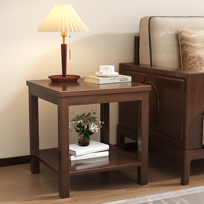 小茶几实木小方桌新中式客厅沙发边几小户型家用小桌子阳台小茶桌