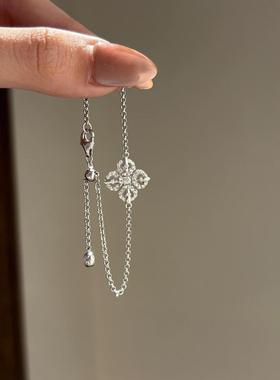 新中式四叶草手链女2025新款轻奢小众精致手串高级感百搭手饰气质