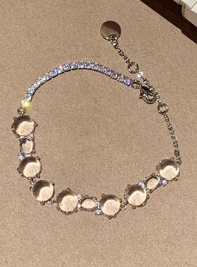 仿清冷透明圆珠手链女款轻奢小众