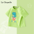 [100% Cotton]Juggling Dinosaur Fluorescent Green