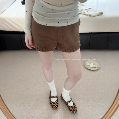 美拉德辣妹高级感针织短裤女