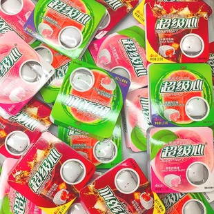 超级心脆皮口香糖果怀旧8090后多口味解馋零食夹心果酱夹心泡泡糖