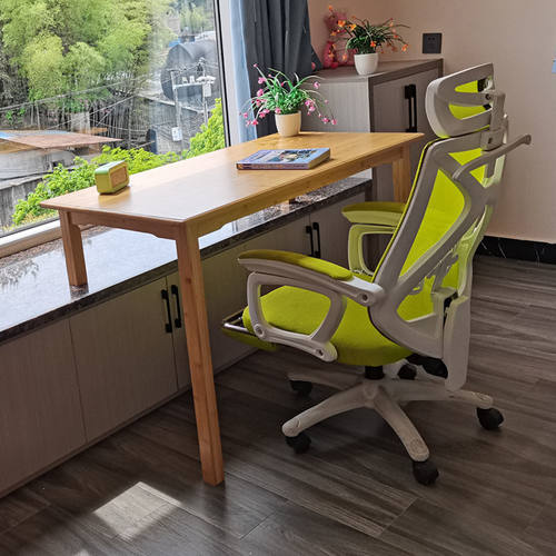 高低脚飘窗书桌卧室长短腿电脑桌